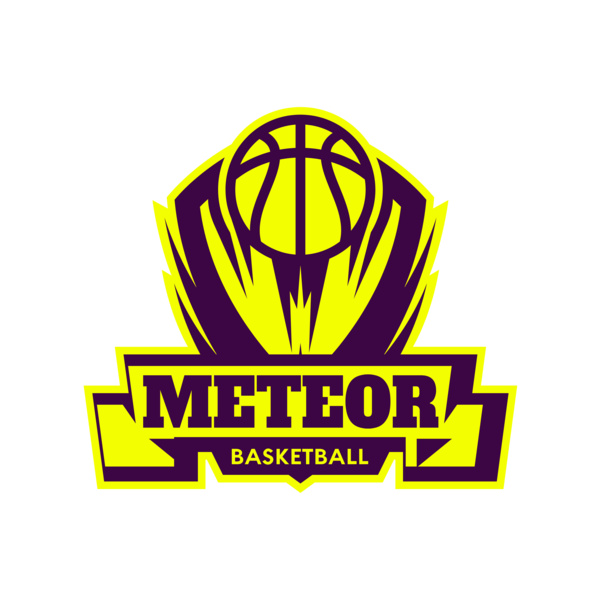 Meteor Basketball Logo Template Thumbnail